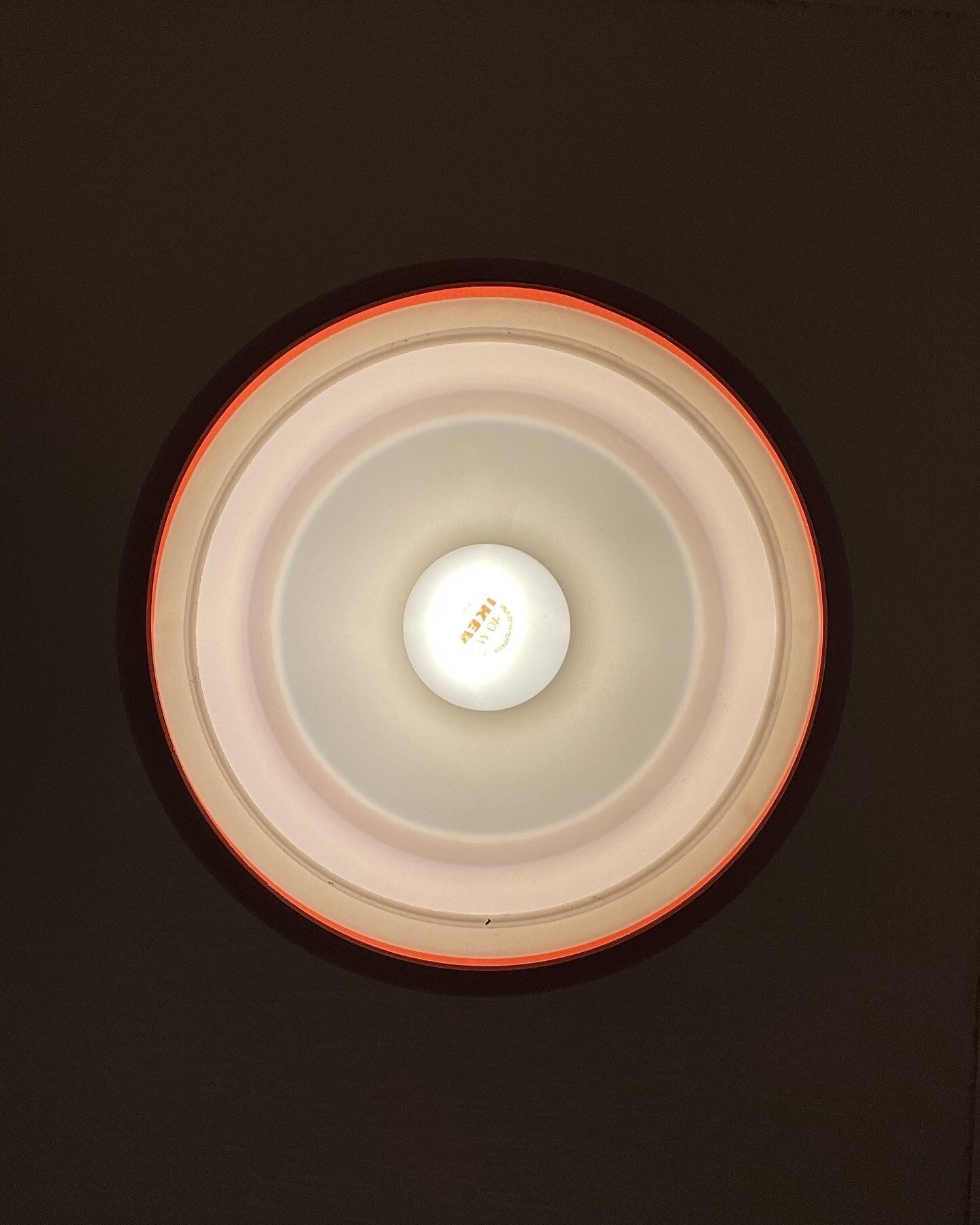 Pendant lamp space age vintage by Rolf Krüger, 1970s