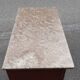 Art deco chest of drawers in oak and marble