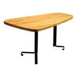 Free-form table, Charlotte Perriand for Les Arcs, circa 1986