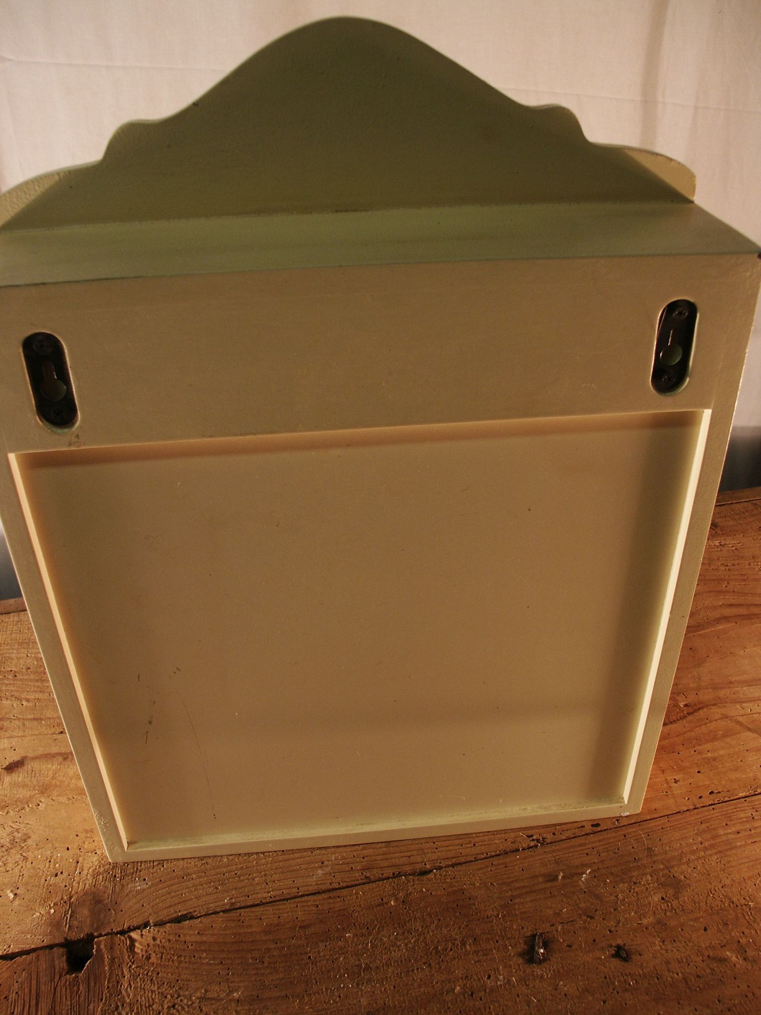Wooden wall display case