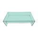 Tempered glass coffee table, Roche Bobois