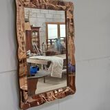 art deco venetian mirror