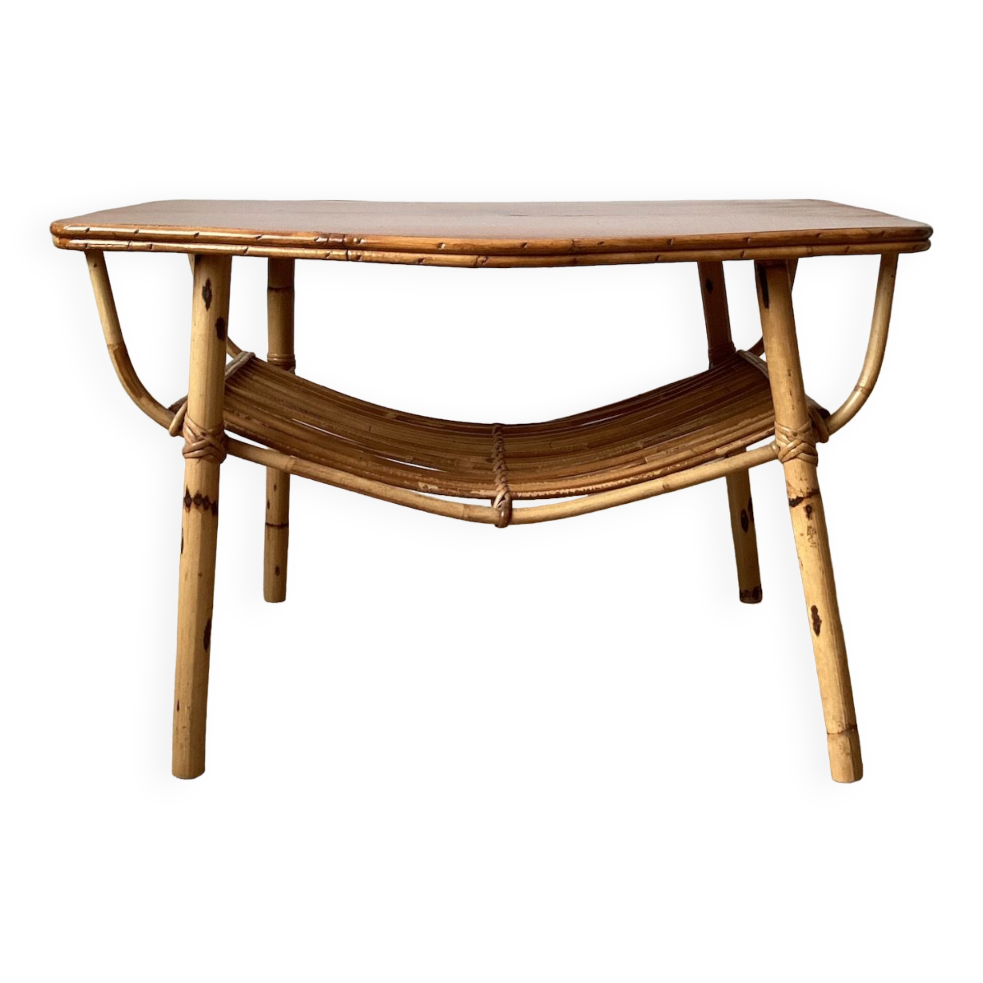 Rattan coffee table
