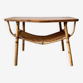 Rattan coffee table