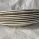 Lot of 8 flat plates and 8 hollow plates in ancient blue salins earthenware