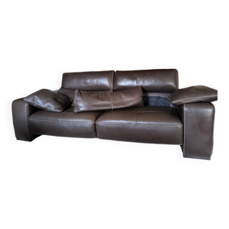 3 seater leather sofa