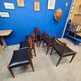 6 scandinavian vintage chairs circa 1970