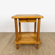 Scandinavian bedside table in pine from the 1980s.