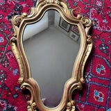 Baroque mirror in gilded wood