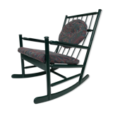 Vintage rocking chair wood 1960s design