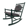 Vintage rocking chair wood 1960s design