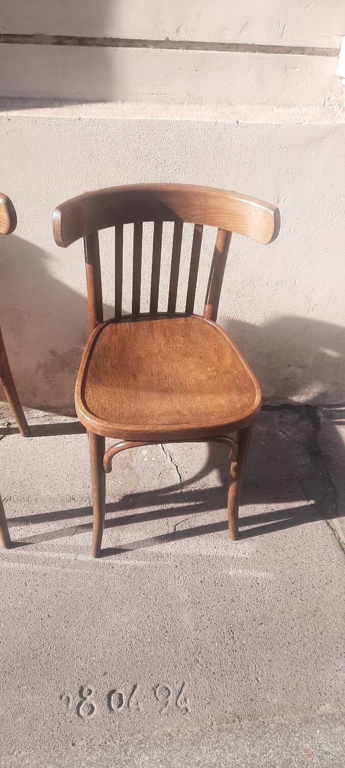 Paire de chaises bistrot