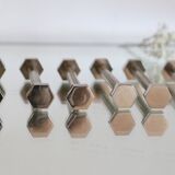 Vintage chrome-plated metal knife holder, 1970s