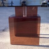 Smoked altuglas sofa tip