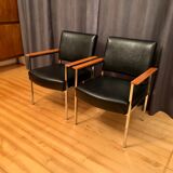 A pair of armchairs from the 1960s