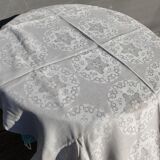 Ensemble nappe & 18 serviettes vintage 138x280