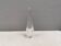 Slim transparent vase in crystal glass from Örrefors Sweden 1980s