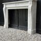 Louis XVI style Carrara marble fireplace circa 1880
