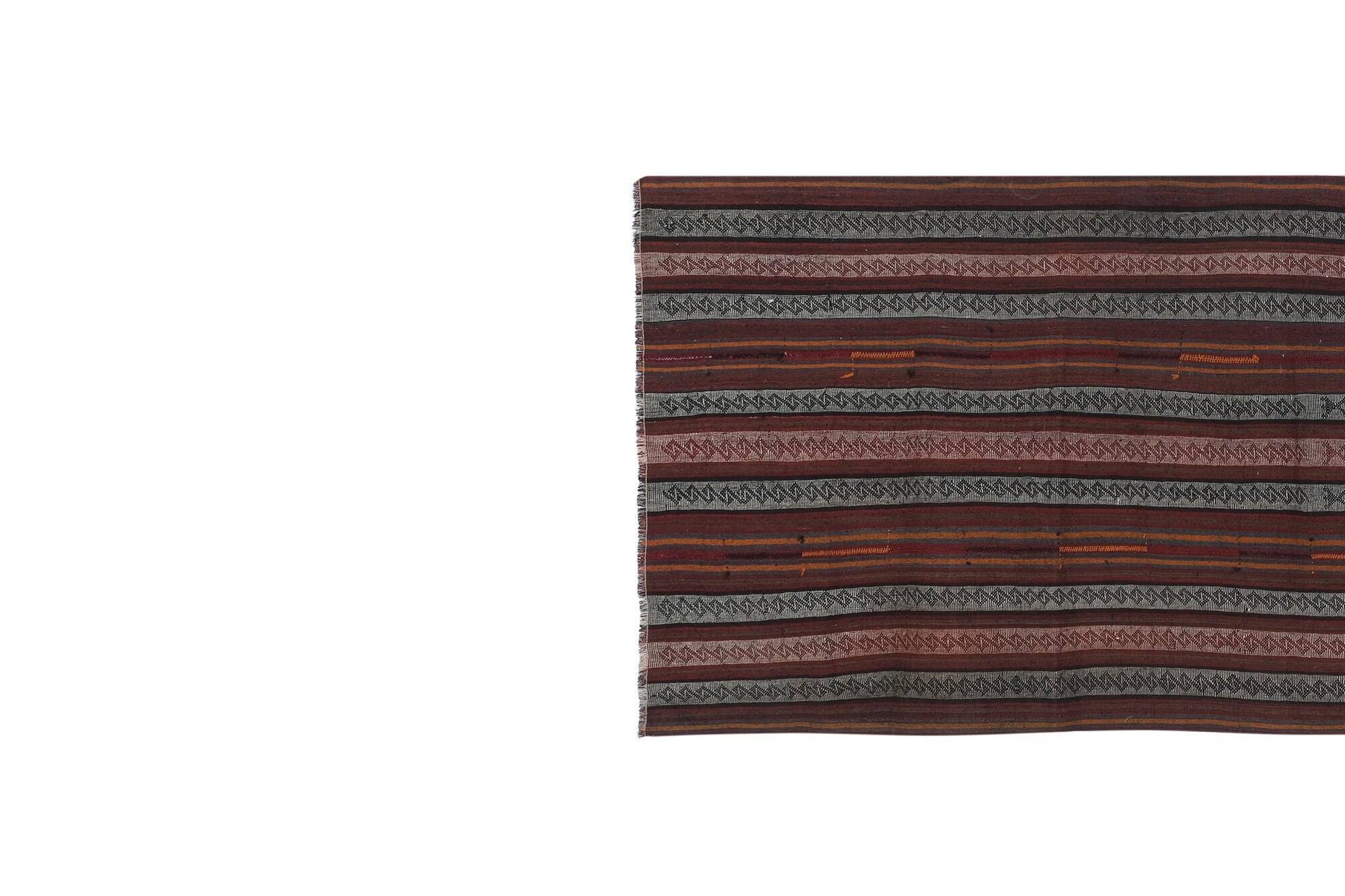 Vintage Turkish hallway rug 131x395 cm