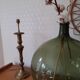 Brass candlestick lamp foot