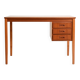Scandinavian teak desk with sliding drawers, 1960s