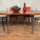 Round table with teak extension design Pierre Guariche edition Huchers Minvielle 1960