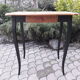 Black office table