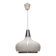 Water drop pendant light Space age in white opaline, France circa 1970.