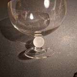 Crystal fruit bowl with 6 small bowls