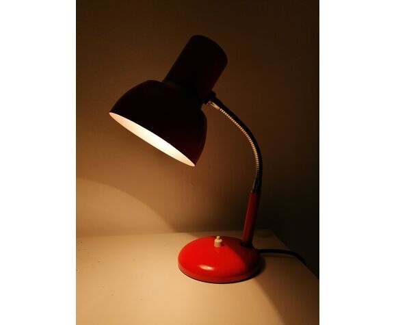 Red Desk Lamp Vintage Old School Articulated Work Selency Red Desk Lamp Vintage Old School, Old Desk Lamp Vintage