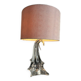 Lampe de table en cristal années 50