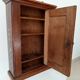 Old bathroom cabinet in solid oak, mid-20th century