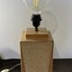 Vintage lamp in travertine
