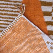 Tapis Couloir Orange Contemporain - 351 x 97 cm