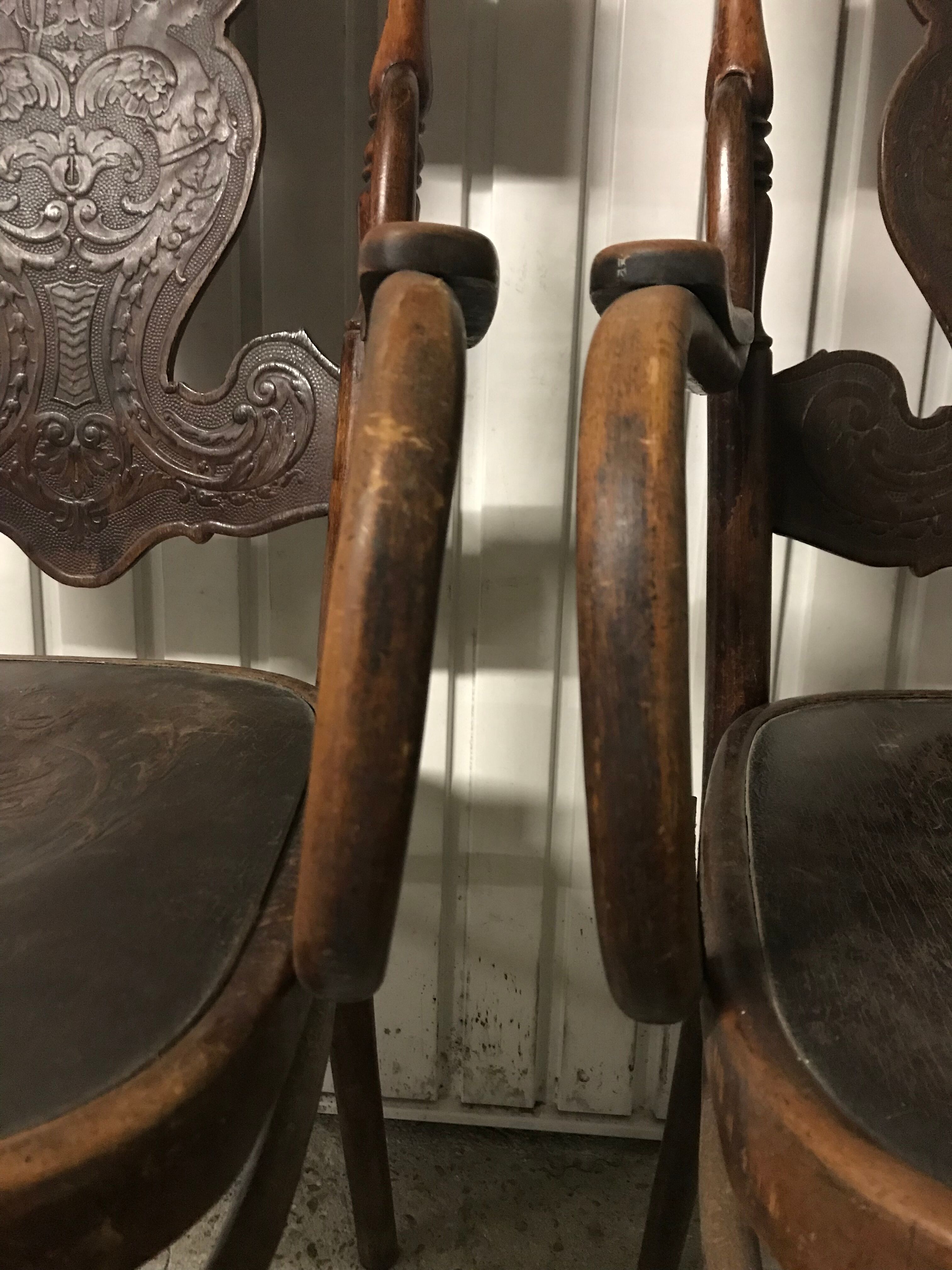 Pair of John & Joseph Kohn armchairs