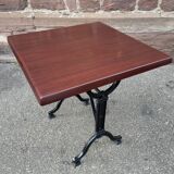 Parisian cast iron bistro table Mid-century French Paris café Montmartre bistro table 80s