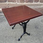 Parisian cast iron bistro table Mid-century French Paris café Montmartre bistro table 80s