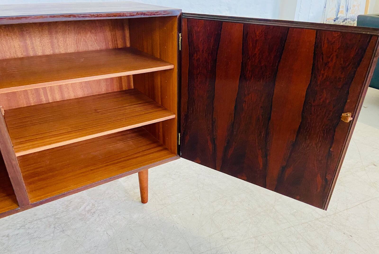 Vintage retro Danish mid-century rosewood sideboard by Gunni Omann 1960s