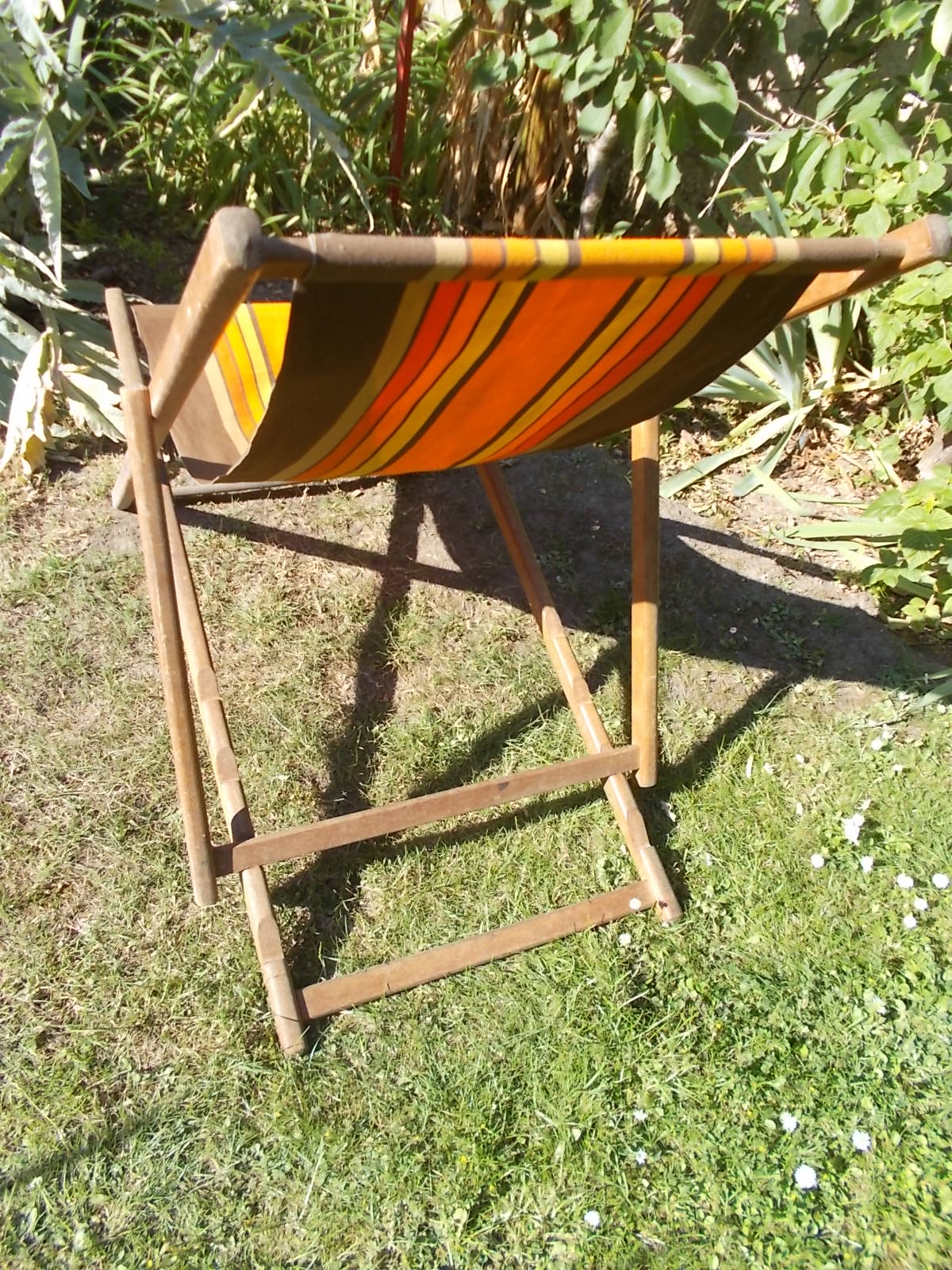 Vintage orange and brown transat