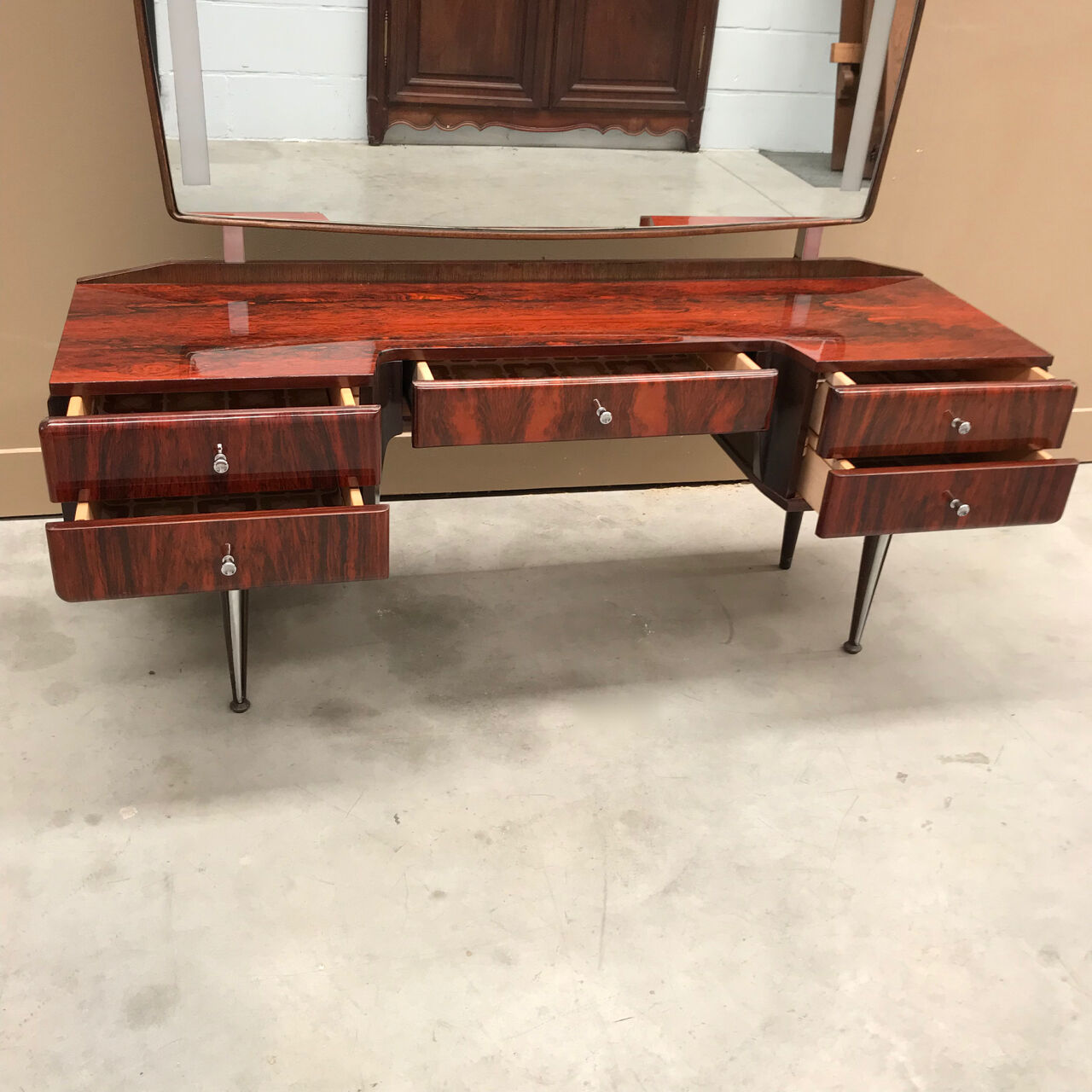 1950's Vintage rosewood dressing table