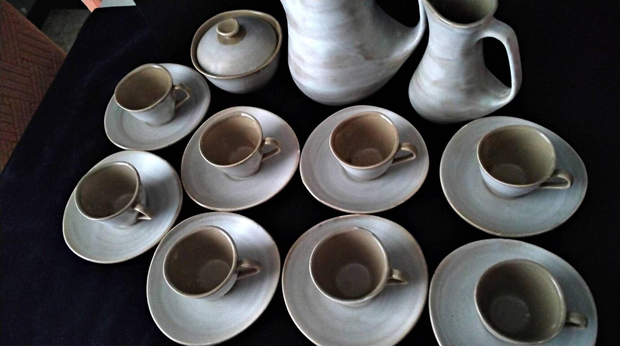 Niderviller stoneware coffee service Model Pierre