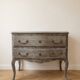 Louis XV commode in grey cerused wood