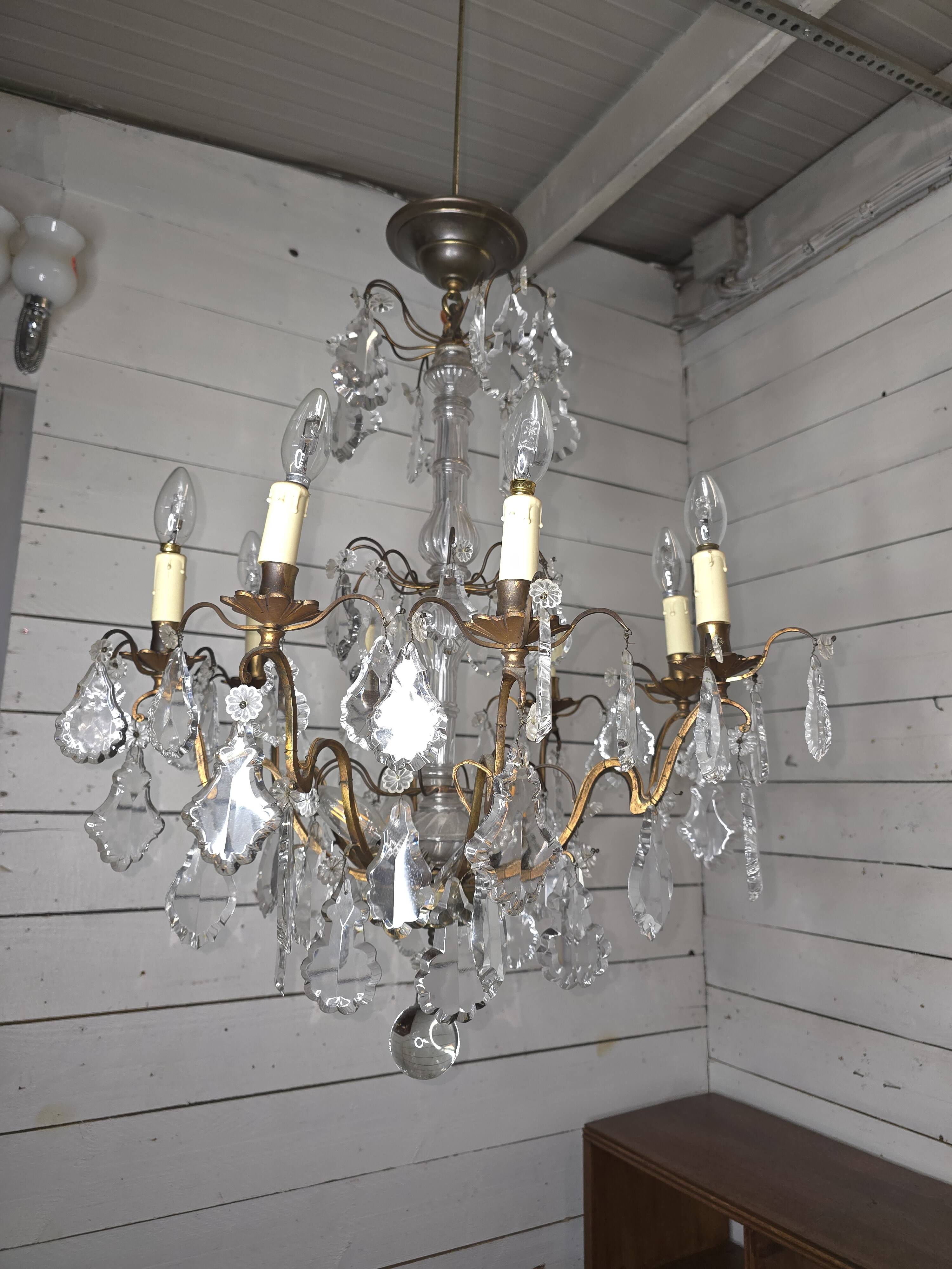 Louis XV style tassel chandelier
