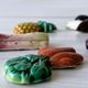 Set of Vallauris fruit and vegetable knife holders