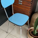 Vintage Blue Formica Chair