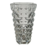 Vase en verre épais transparent classique