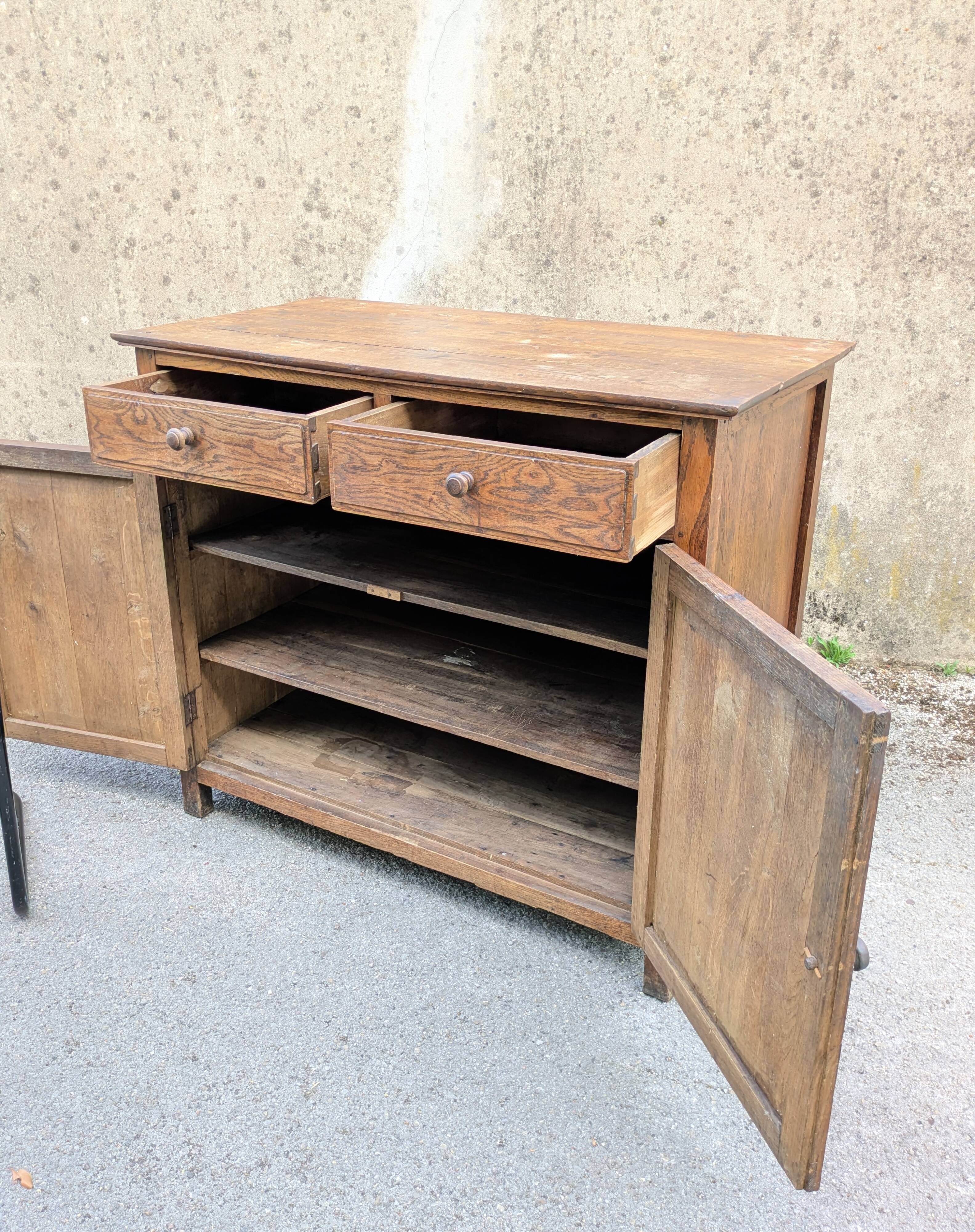 Rustic French buffet before 1900