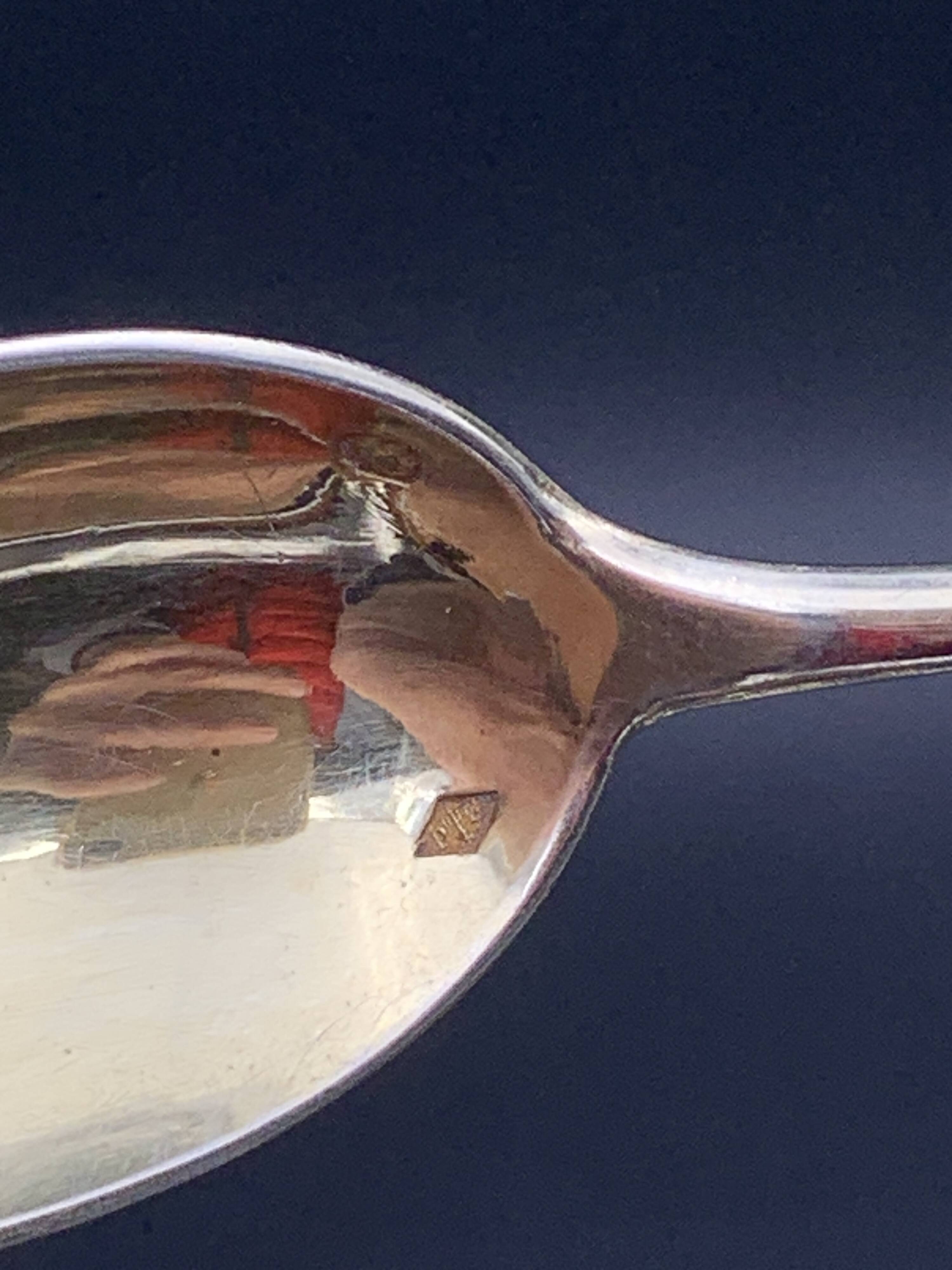 Napoleon III 19th Century Silver Vermeil Tea Set