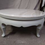 ROUND COFFEE TABLE WITH MARBLE TOP