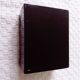 Small black lacquered box with Art Deco decor.Japan